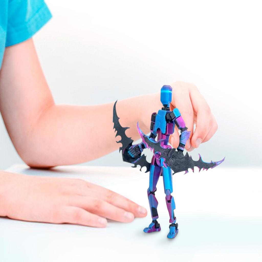 Mobile Doll Set, 3D Printed Titan Robot Mobile Doll, Posable Mobile Doll, Suitable For Collectors, Desktop Decoration