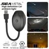 SEAMETAL Romantic LED Starry Sky Night Light USB Powered Saturn Galaxy Projector Lamp for Car Roof Party Room Ceiling Decor Plug and Play