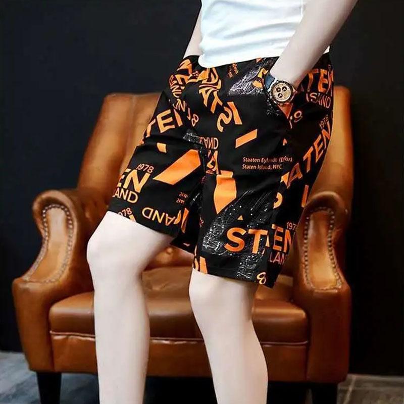 Shorts Men's Summer Beach Pants Men's Five-point Pants Casual Loose Pants Quick-drying Large Size Sports Pants