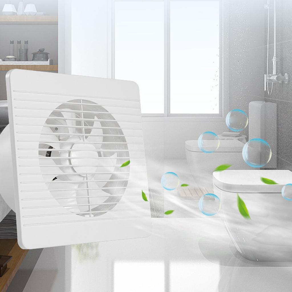 Adjustable Inline Duct Fan Airflow Exhaust Ventilator Inline Duct Extractor Metal for Greenhouses Basements & Garages