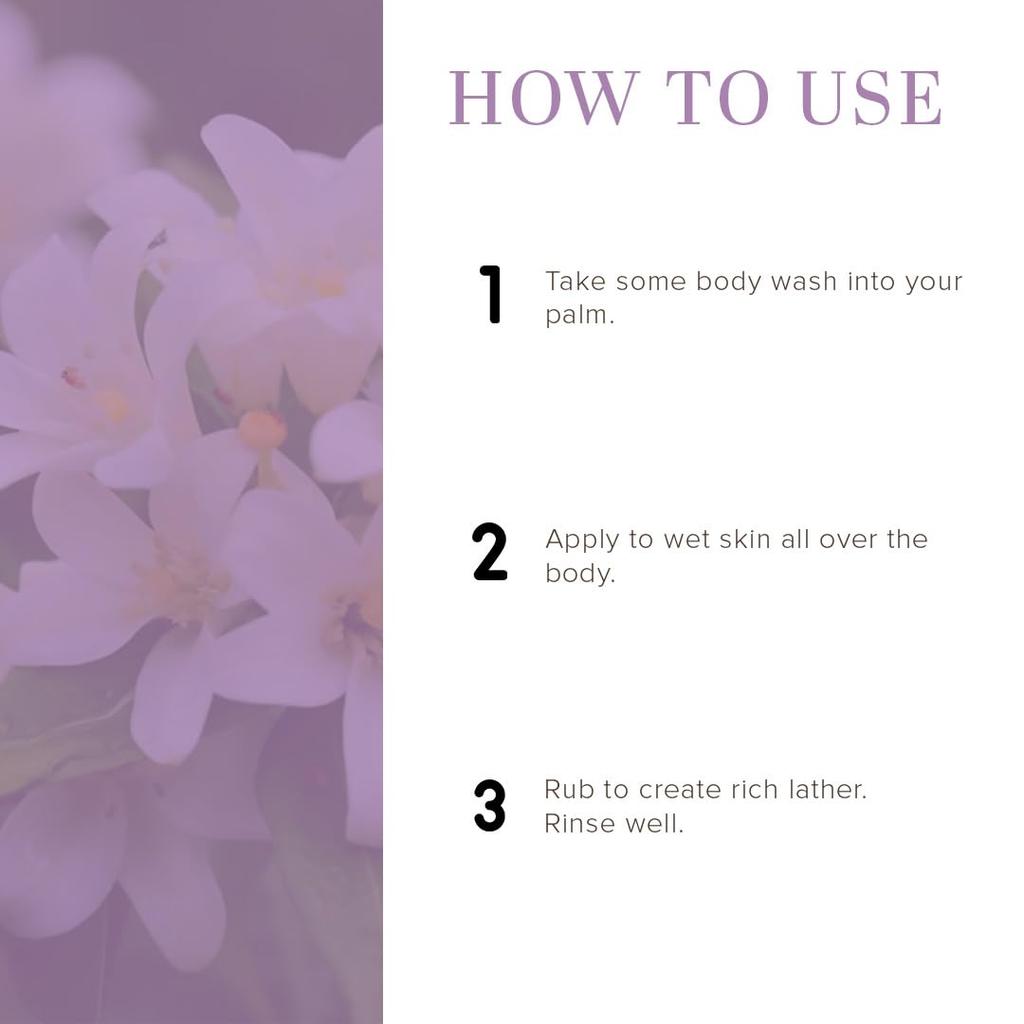 Khadi Natural Jasmine & Mongra Herbal Body Wash 210 Ml Hydrating Shower Gel For Soft Smooth Skin All Skin Types