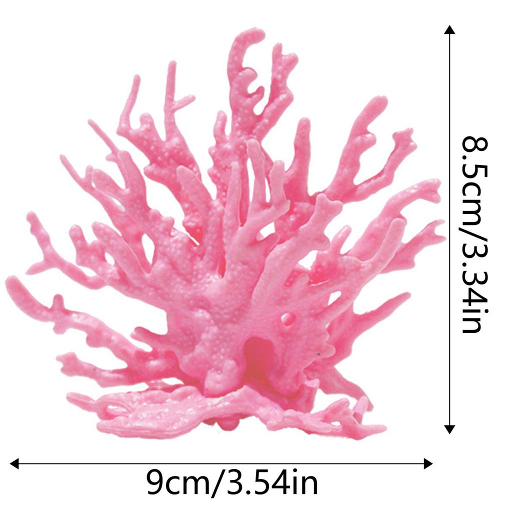 Simulation Coral Water Plant Resin Fake Coral Aquarium Decorations Coral Miniature Fish Tank Aquarium Landscape Decoration