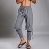 Männer Hosen Vintage Piraten Hosen Männer Viking Cosplay Elastische Taille Renaissance Mittelalter Gothic Kurzen Hosen Piraten Kostüm Hosen Männer kleidung
