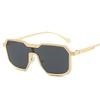 Steampunk Style Men's Sunglasses Alloy Frame Polygon Shape Sun Glasses Women Fashion Trendy Sunglasses for Men