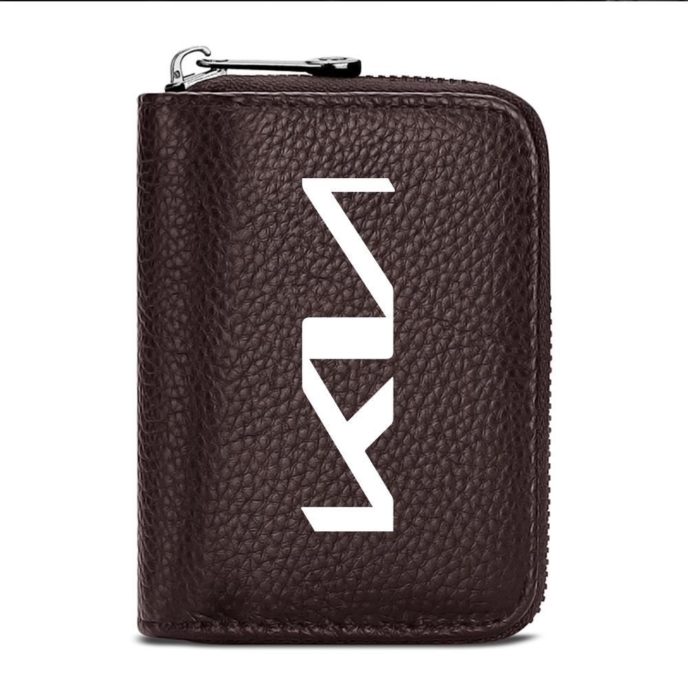 1pcs Leather Car ID Card Storage Bag Driver's License Wallet Business Case for Kia Sportage 3 Rio K2 Ceed Carnival Picanto Soul wszj80