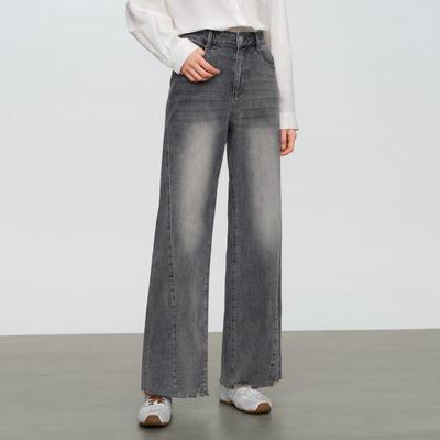 Jeans Rectos de Cintura Alta para Mujer