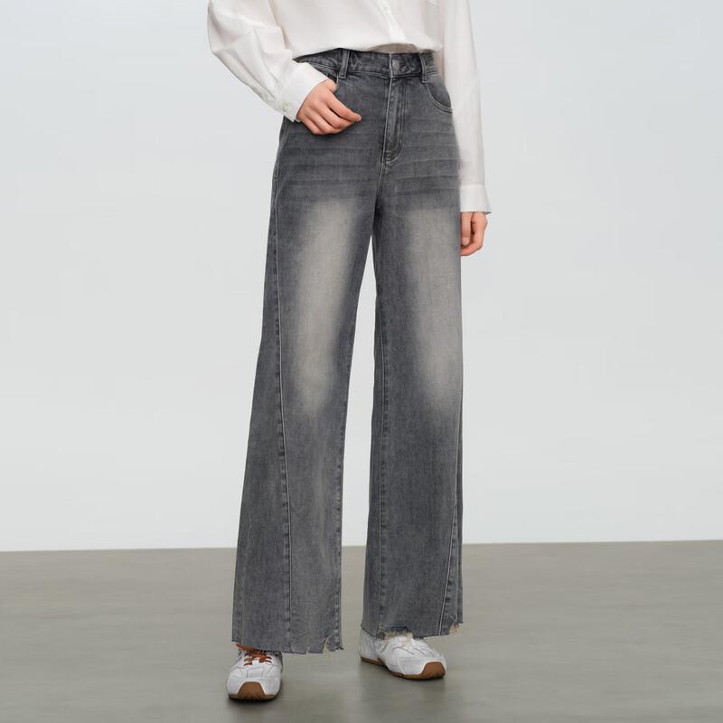 Elva' Island Women's High-Waist Straight-Leg Jeans