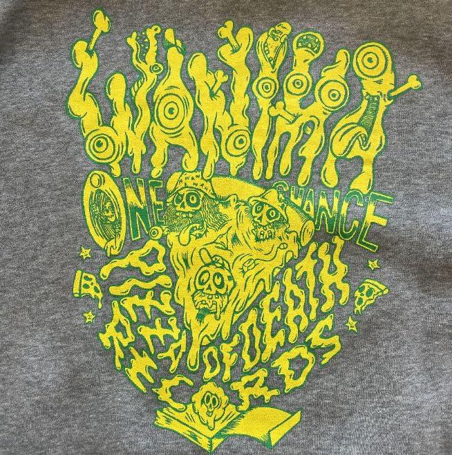 WANIMA FOW HOODIE Hoodie/Gray, Size M