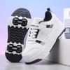 Kinder Vierrad Rollschuhschuhe Sneaker Vierrad Rollschuhschuhe Jungenschuhe Doppelrad Rollschuhschuhe für Mädchen