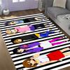 Anime Characters Pose Carpet Suitable for Entryway Study Room Outdoor Dining Room Antislip Carpet Anime Office Decor Best for Christmas