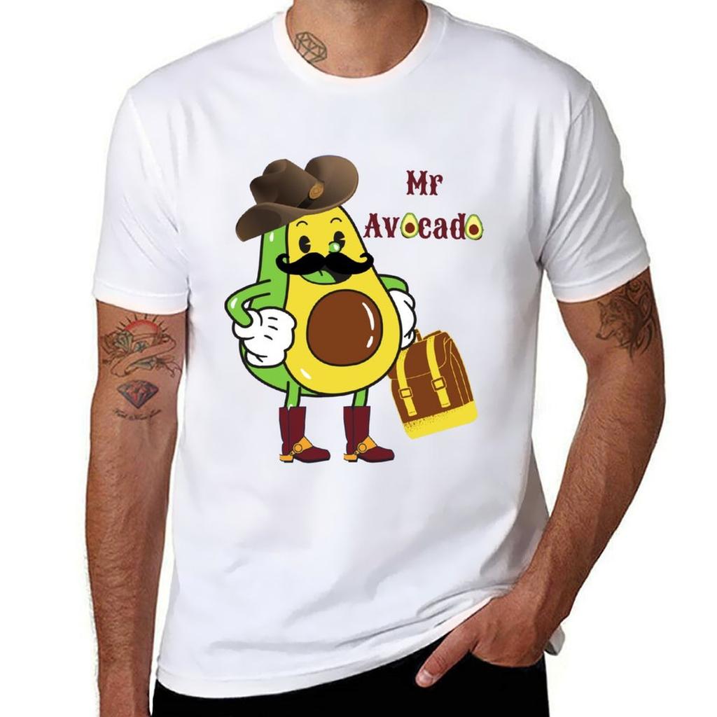 mr avocado TShirt NonShrink Basic Cotton TShirt