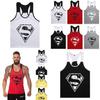 Superman Pattern Mens Sports Vest With Cotton Fabric For Summer Workout And Active Lifestyle