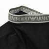 Emporio Armani Boxertrosor med Örn Storlek Grå och EM000370 AF10779 Tillverkade i Herr 3-pack Logotyp, Medium, Svart, MC065, Italien.