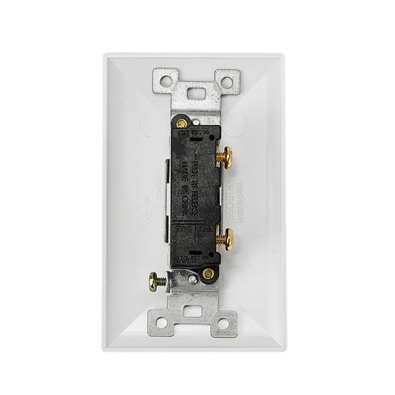 Adjustable Brightness Single Poles Toggle Switches Electric Dimmer Switches for LED Incandescent Bulbs Easy To Install