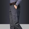 Men's Winter Multi-Pocket Cotton Overalls - Casual, Loose-Fit Outdoor Pants