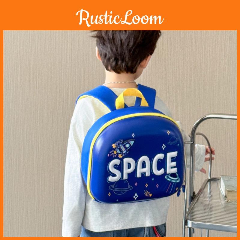 Delightful 3d Cartoon Backpack For Kids Lightweight Nylon Design For School Use
