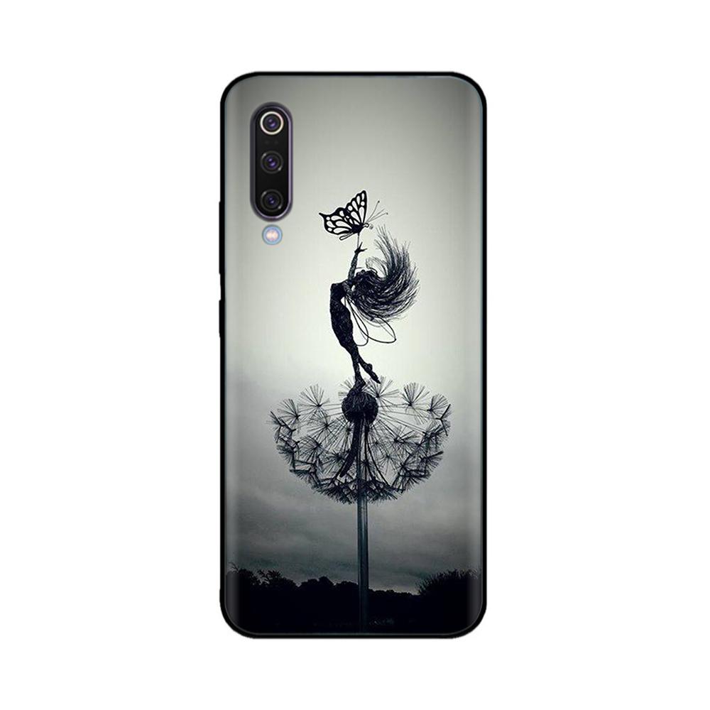 Para Xiaomi Mi 9 Lite Funda Cubierta Trasera de Silicona Suave Fundas para Teléfono Para Xiaomi Mi 9 mi9 Funda Coque para Xiaomi Mi 9 SE Fundas Parachoques de TPU