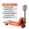 5-Ton Ultra-Low Profile Manual Hydraulic Pallet Jack CN Plug (adapter Included)
