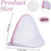 3 PCS Bra Washing Bags, Women Lingerie Bags Wash Large Bra Washing Bag Mesh Bras Washing Bag with Zipper for Laundry Machine Women Delicates