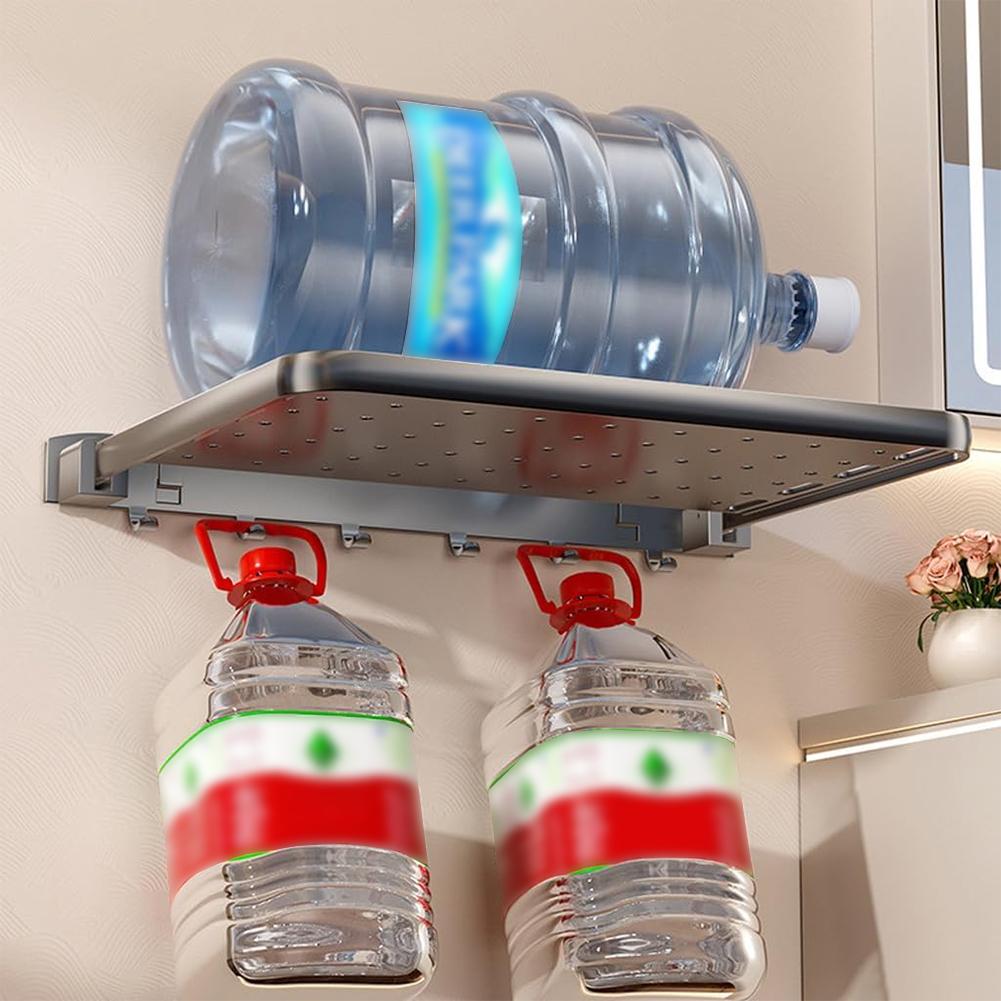 Foldable Wall-mounted Shelf For Bathroom Toilet Kitchen Retractable Laundry Drying Storage Racks Gap Shelf For Bathroom Balcony