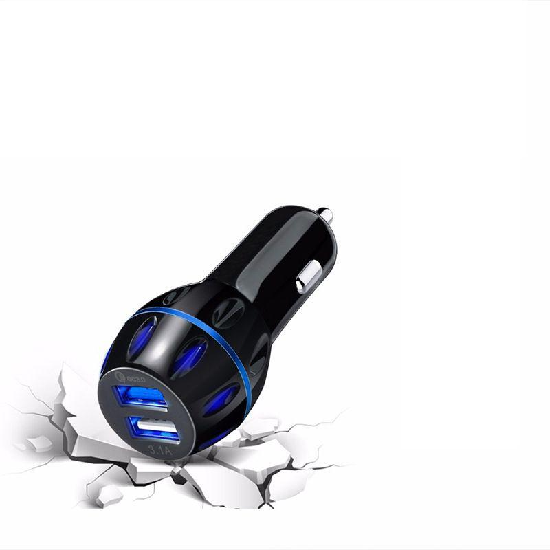 Dual Qc30 Usb Fast Car Charger Qualcomm Quick Charge 30 For Iphone Gps Samsung