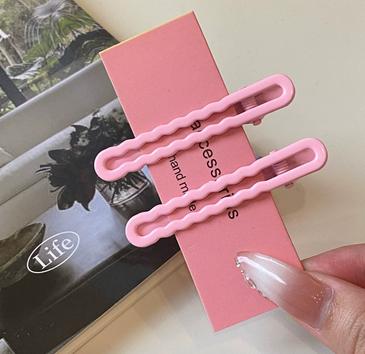 2/4/8pcs Candy Colored Seamless Hair Clip Cute Duckbill Hair Side Clips for Women Girls DIY Hair Accessories