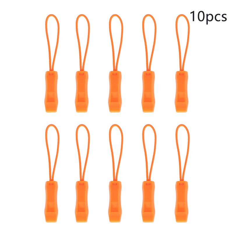 5Pcs Multifunction Whistle Emergency Whistle Sports Match Whistle Double Pipe Dual Band With Tail Rope Outdoor Camping Hiking