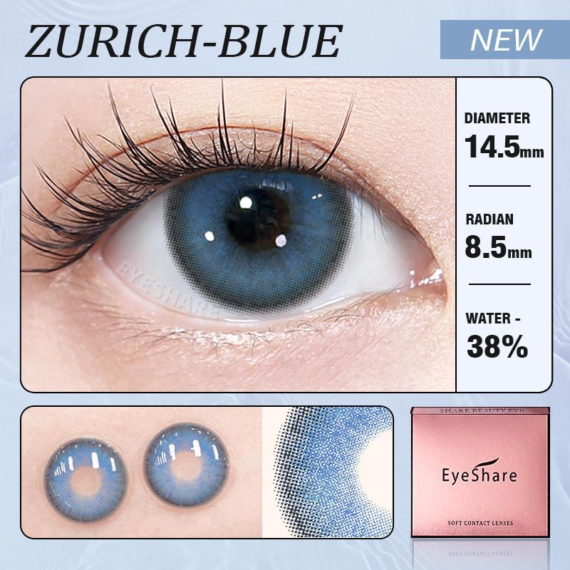 

Eyeshare Серия DARKLOLI Контактные линзы 14,5 мм Большие глаза Удобные Гидрокор Цветные Контакты Годовые Мягкие Линзы