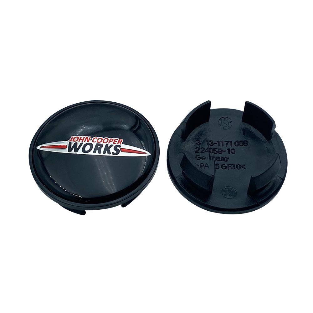 56mm/54mm 4szt. Nakładki na środek piasty koła samochodowego Odznaki Akcesoria Do MINI Cooper S Works JCW R55 R56 R50 R53 R60 R61 F54 F55 F56