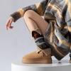 Autumn Winter Color Block Thicken Warm Leg Warners Knitted Wool Foot Covers JK Japanese Simple Harajuku Women Long Stockings New