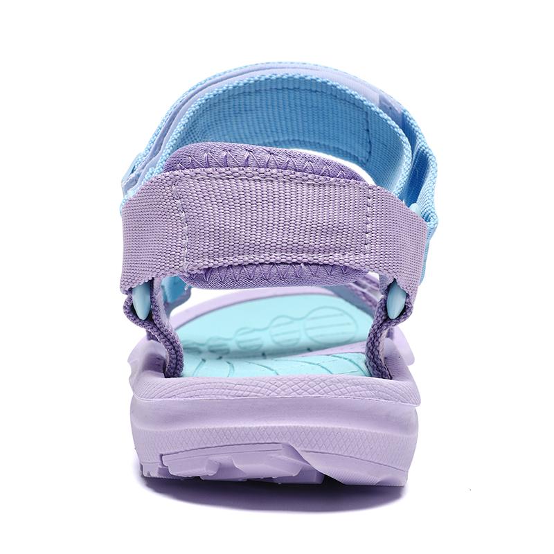 30-38 Children's Plus Size Simple and Fashionable Velcro Casual Sandals Girls' Beach Shoes