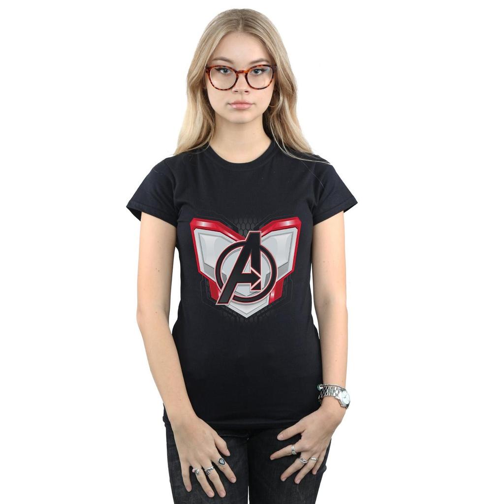Marvel Womens/Ladies Avengers Endgame Quantum Realm Suit Cotton T-Shirt