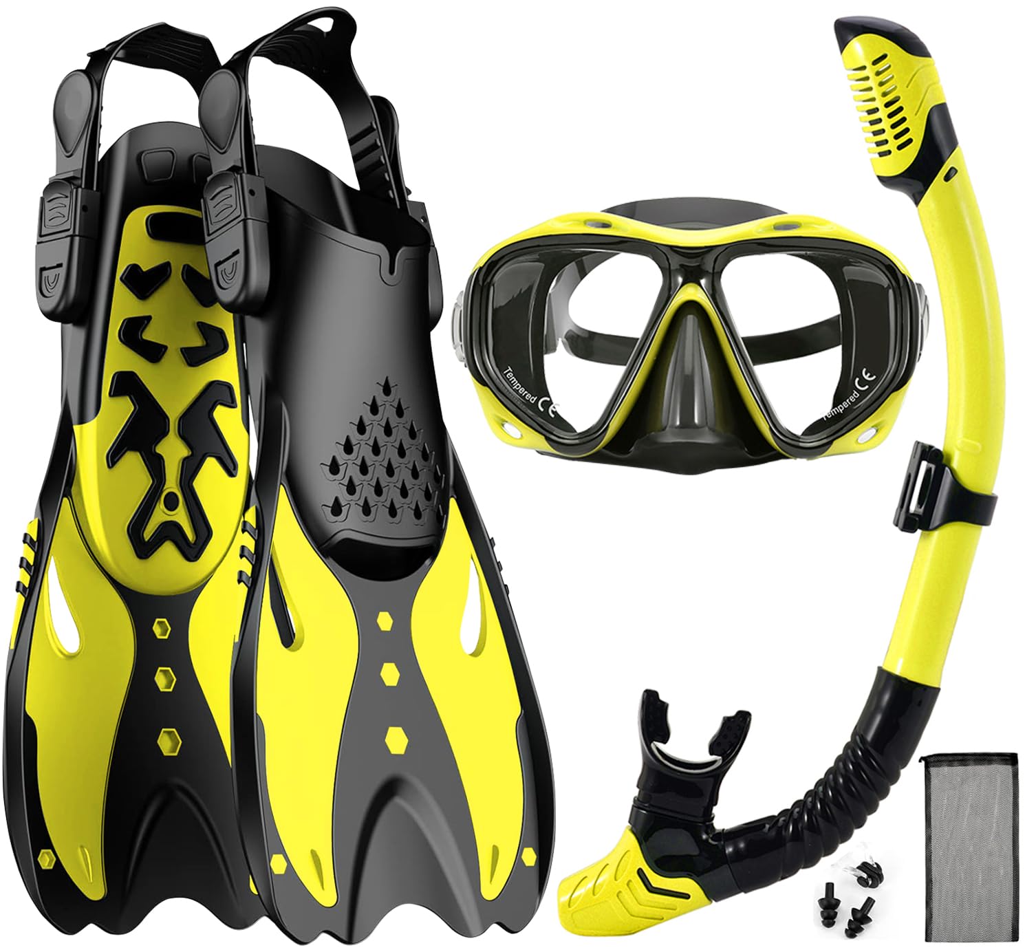 

Sixcom Маска для снорклинга Трубка для снорклинга Набор для снорклинга Сухая трубка Набор для снорклинга Комплект Очки для дайвинга Дыхательная трубка Ласты для снорклинга Ласты Зажим для носа Водонепроницаемый