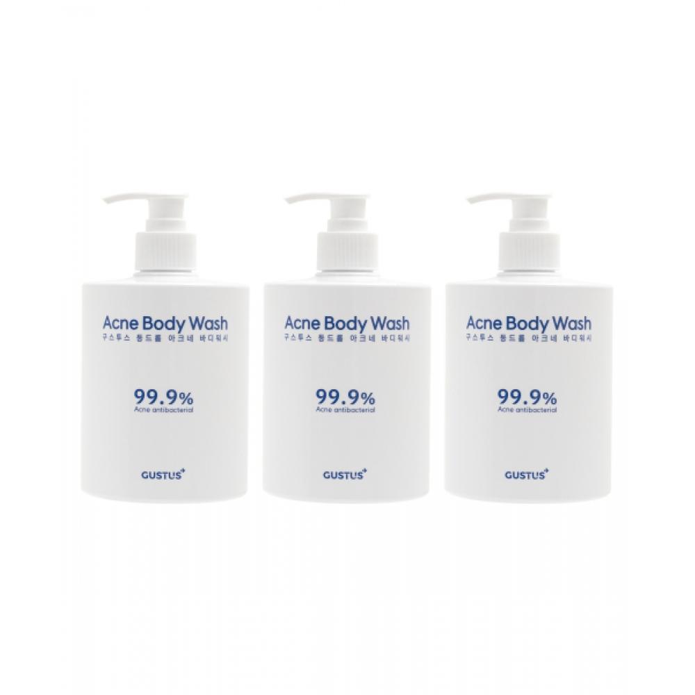 Gustus Acne Body Wash 500ml 3pcs NONE
