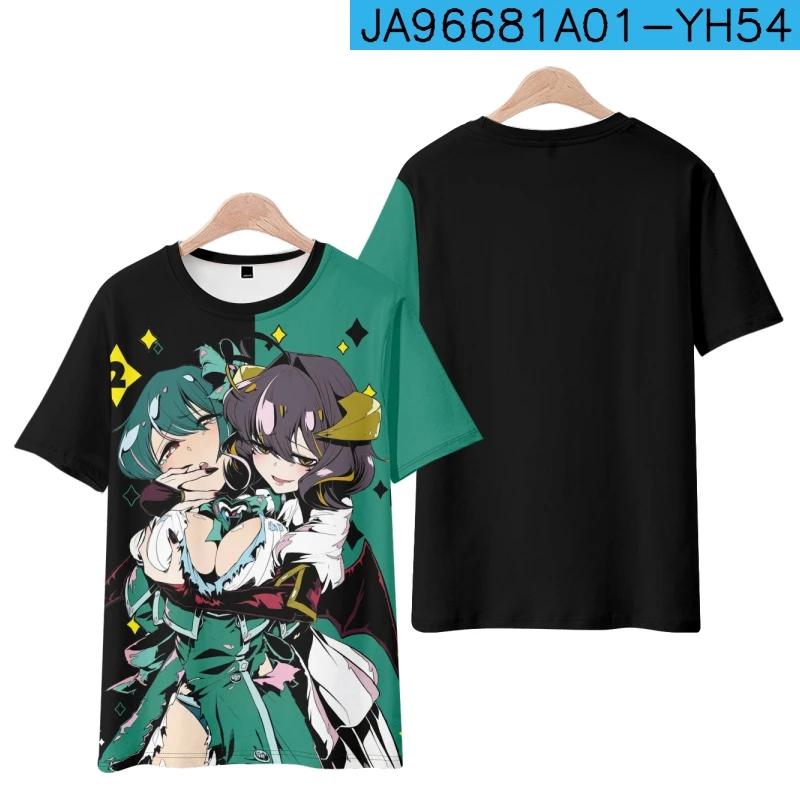 Anime Gushing Over Magical Girls T-shirt 3D-tryck T-shirt Män Kvinna Kortärmad Barn T-shirts Harajuku Unisex Kläder