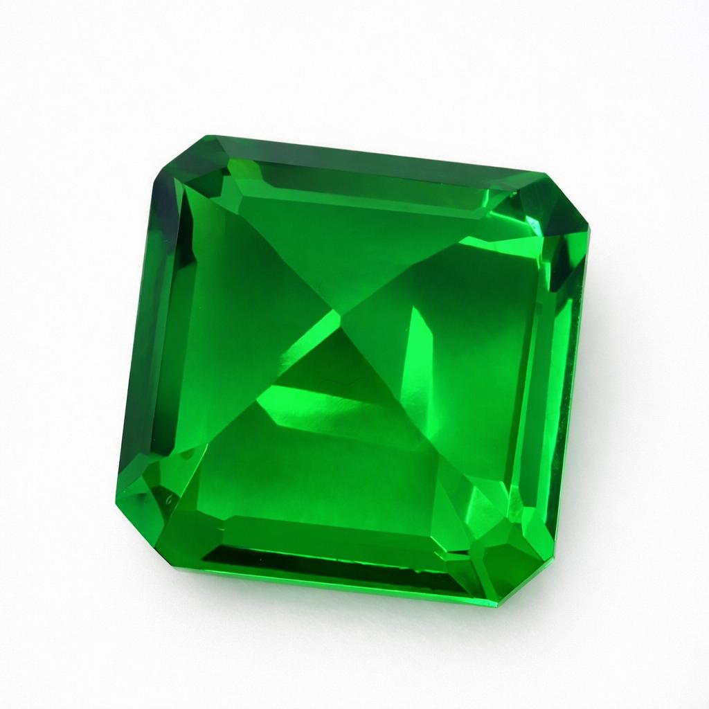 Natural Tsavorite Garnet Square Cut Green 9 Ct   Loose Gemstone