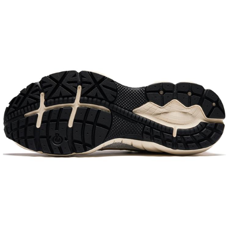 Anta Comfortable Slip Resistant Low top Running Shoes Men's Gray Brown 112428802A-2