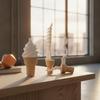 3D Printed Retractable Ice Cream Sword Prank Prop Telescopic Twist Cone Decompression Tool 3D Printing Novelty Gift For Friends
