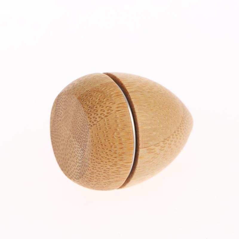 Mini Bamboo Aluminum Cosmetic Container Cream Bottle Lip Balm Makeup Skincare Container Refillable Lotion Jar Empty Cosmetic Box one size