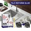 Tile Caulking Agent Glue To Repair Floor Tile Gaps Caulking Agent Kitchen And Bathroom Special Waterproof And Mildews Proof White Caulking Agent 150ml