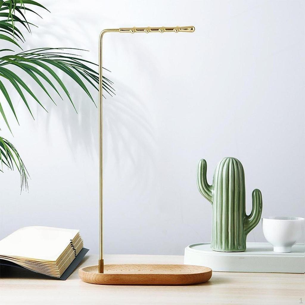Calligraphy Brush Holder Brass Alloy Stand Table Portable Decor Luxury Multifunctional Hanging Rack