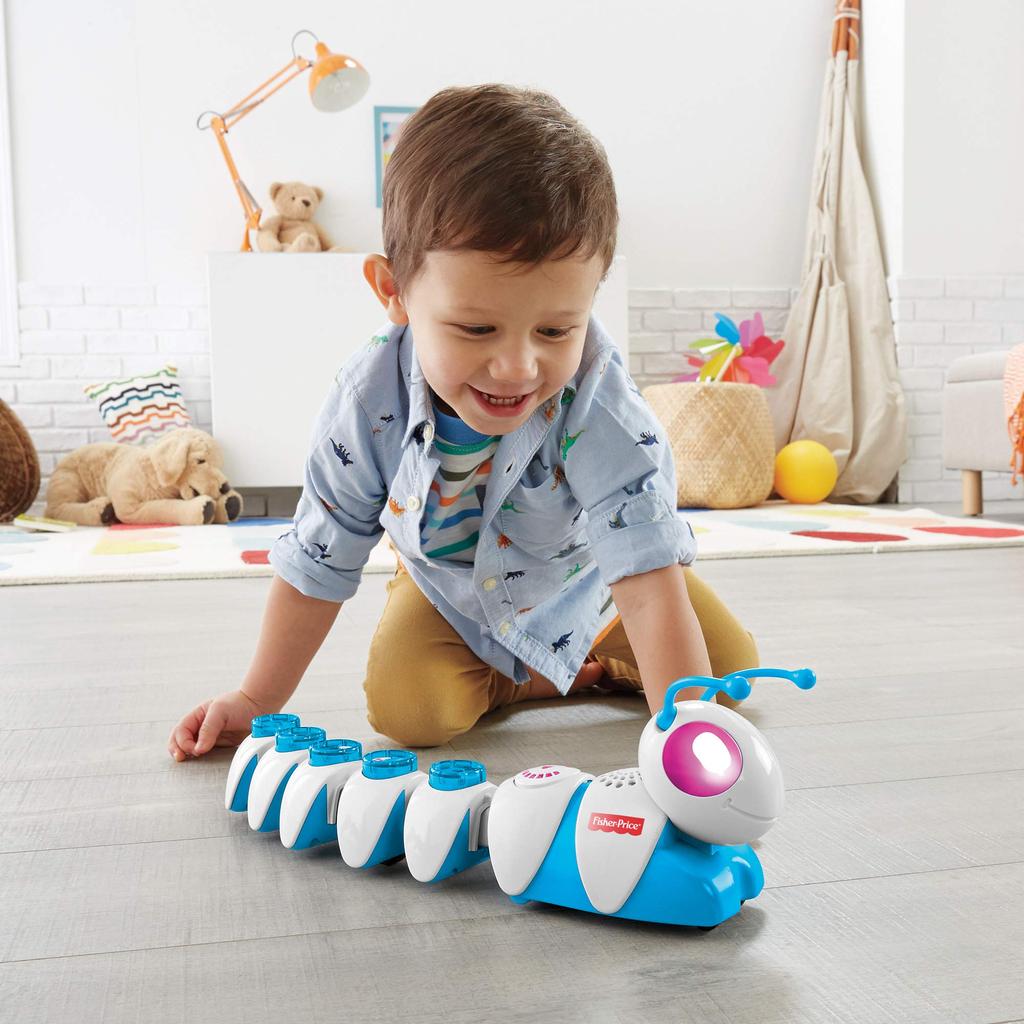 Code A Pillar Twist Programming Ages for and Toy for Problem Educational GFP25 Fisher-Price Robot, 3-6, Babies, Toddlers, Kids, Programming,