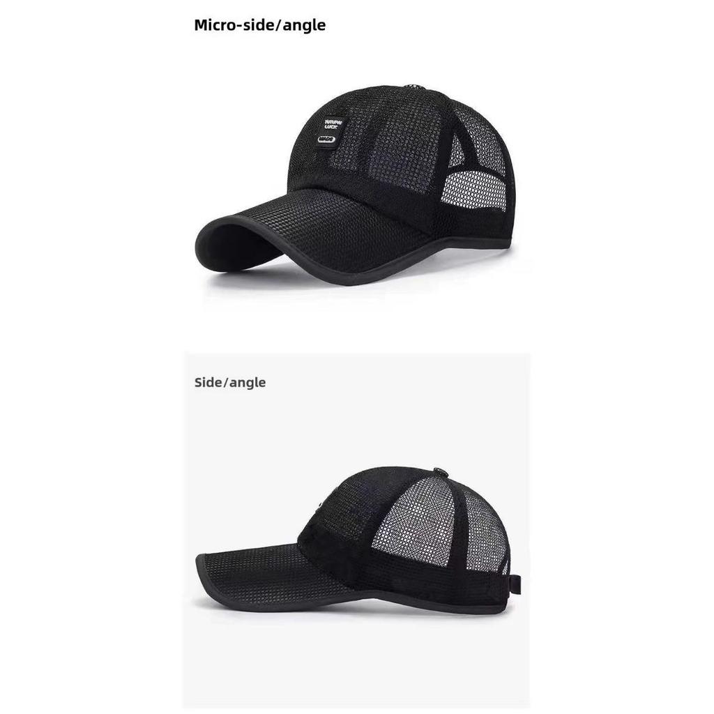 Herren- und Damen-Baseballkappen, Outdoor-Freizeit-Radfahren, Sommer-Mesh-Sonnenschutzhüte, Koreanische Version, Modischer Entenschnabelkappen-Hersteller