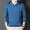 Höst Ny Kinesisk Ungdom Herr Hoodie Herr Casual Enfärgad Mode Trendig Underdel Herrkläder