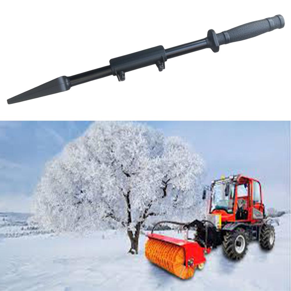 Schneefräsen-Zubehörschaufel zur Auswurfrinnenreinigung, Komplettset mit Montageclip für kleine Schneefräsmaschinen