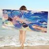 Popular H-Hatsune Singer M-Miku Cute Bath Towel Microfiber Soft Water Absorbing For Girl Kids Decorative Cartoon Beach Towel