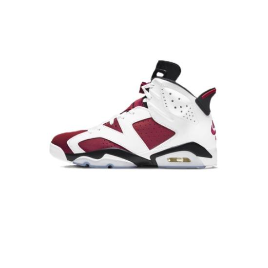 

Nike Air 6 Retro Carmine Red White Black Bordeaux Men s CT8529-106 EU 36 червоний