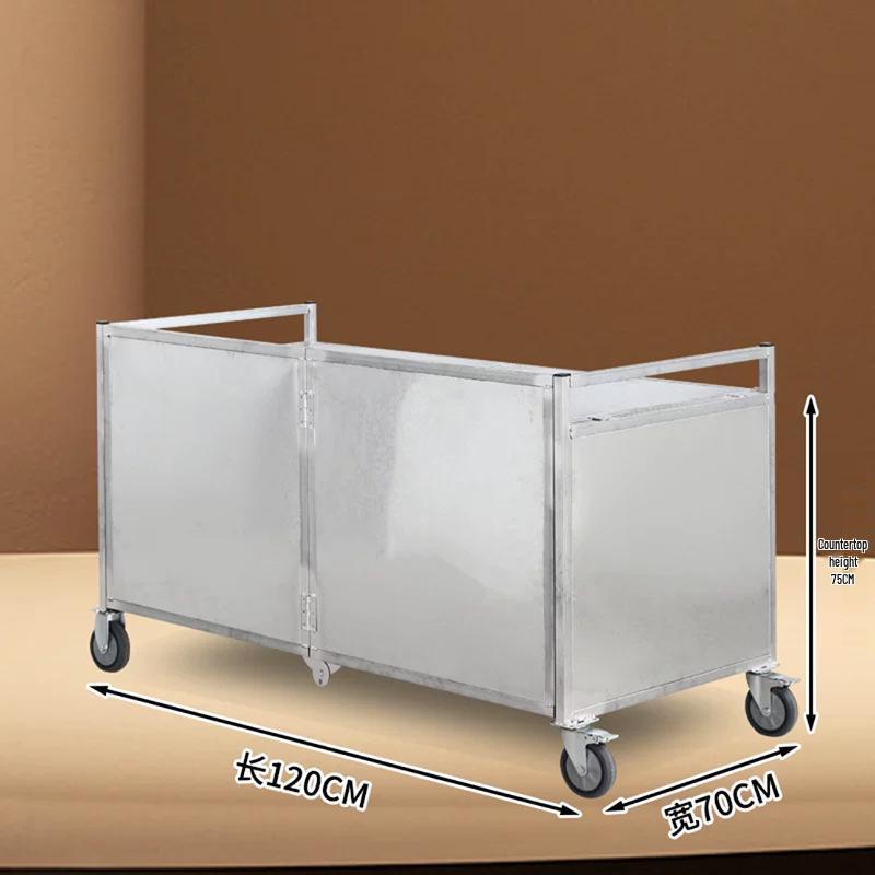 Mobile Folding Food Stall Cart for Night Markets