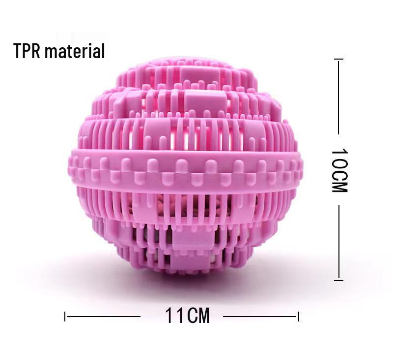 

Великий Засіб для Видалення Плям Анти-Заплутування Пральний М ячик: Ароматний, Ніжний, Еластичний, Магічні Керамічні Частинки рожевий