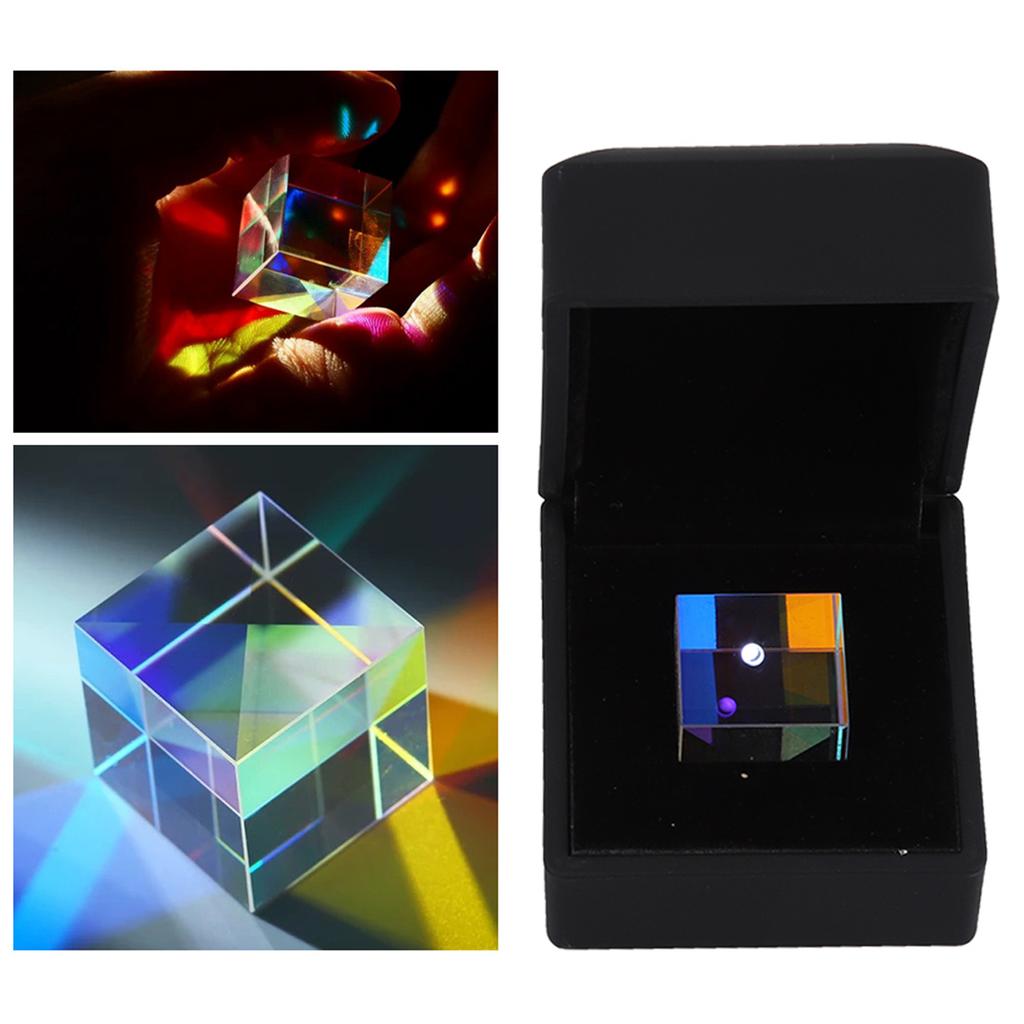23*23*23mm SiX Sided Bright Light Combine Cube Prism Stained Glass Prism